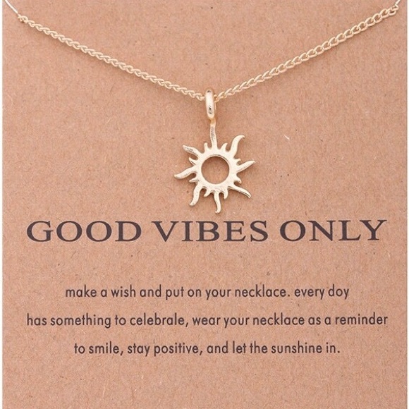 Jewelry - Sun Chain Pendant Necklace